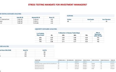 Stress Testing Mandate for Investment Managers?